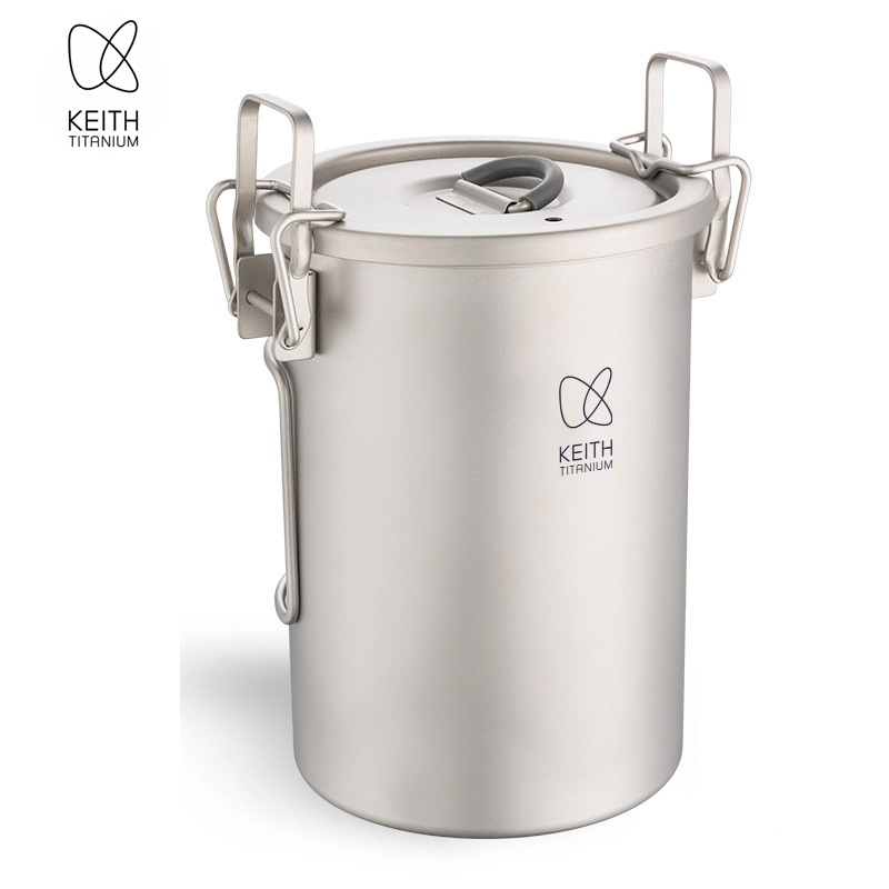 Camping Cooking Hardware - KEITH 순티타늄 밥짓기 냄비 900ml 초경량