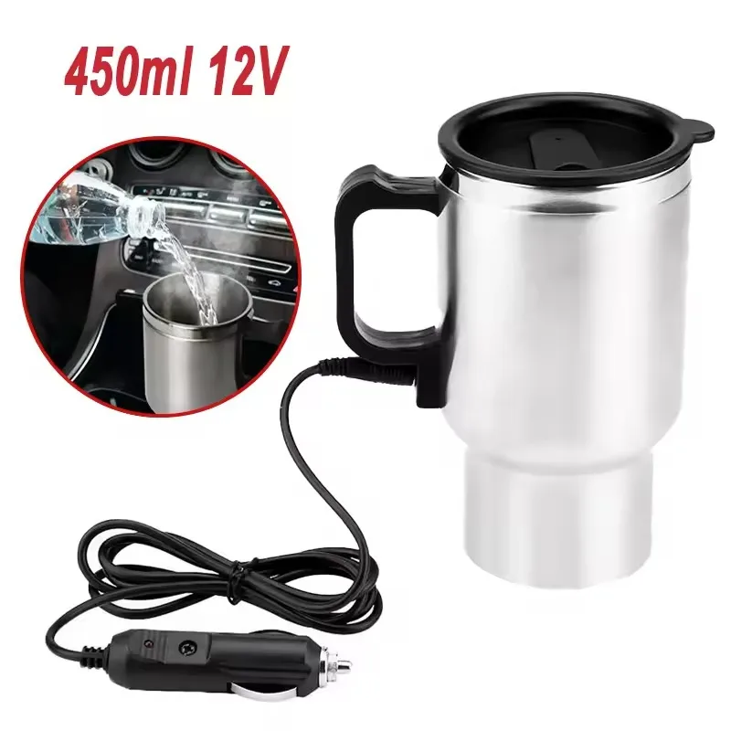 Camping Cooking Mug - 전기 가열 자동차 주전자 12V 450ml