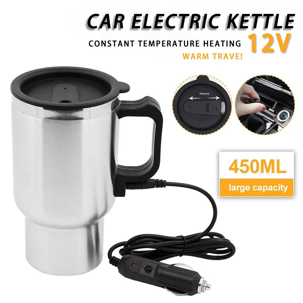 Camping Cooking Mug - 전기 난방 자동차 주전자 DC 12V
