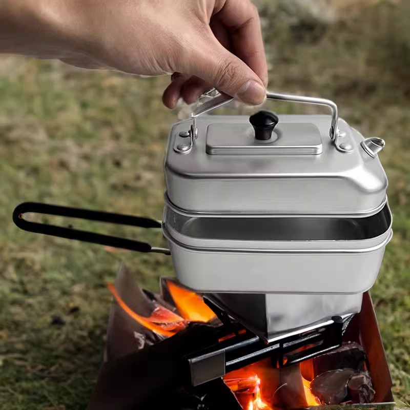 Camping Cooking Full Set - 초경량 휴대용 피크닉 캠핑 관광 주전자,