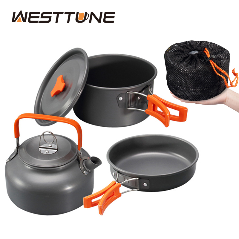 Camping Cooking Hardware - WESTTUNE 캠핑 조리기구 키트 알루미늄 야외