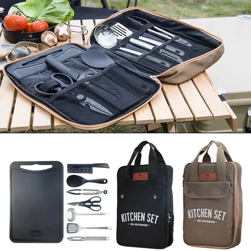Camping Cooking Full Set - 8종 캠핑 주방용품 세트 휴대용 야외