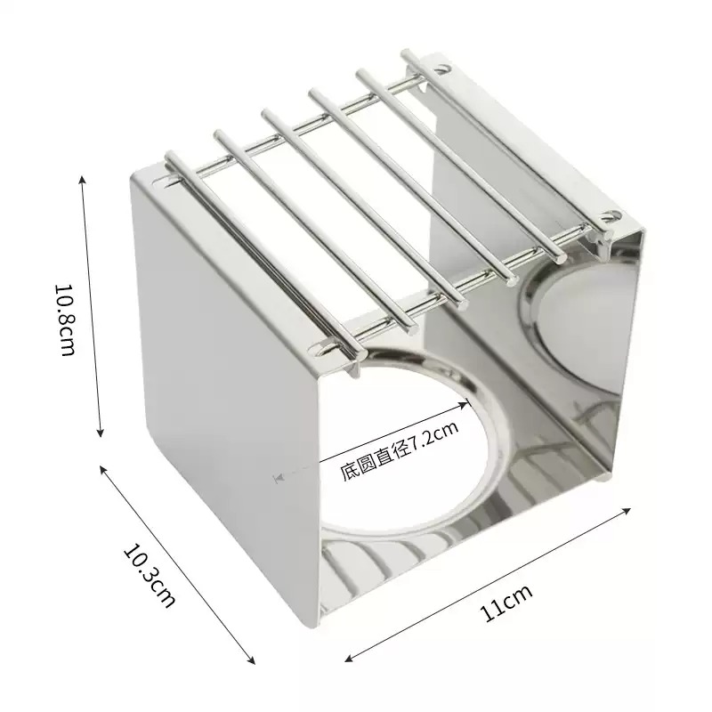 Camping Cooking Hardware - 스테인리스 스틸 사각 커피 스토브 스탠드,