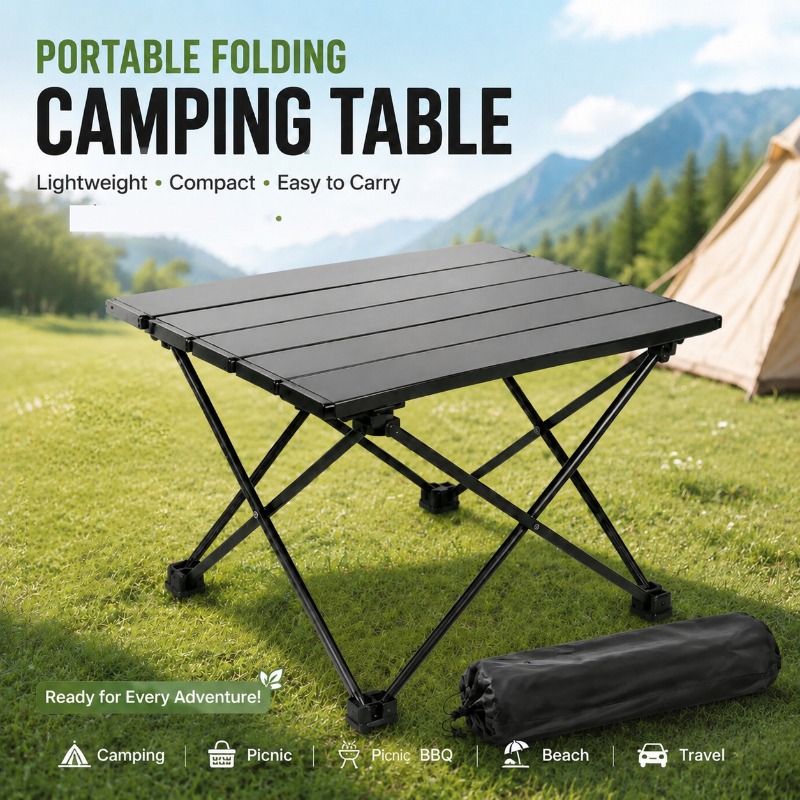 Camping Cooking Table - 경량 휴대용 접이식 캠핑 테이블 접이식