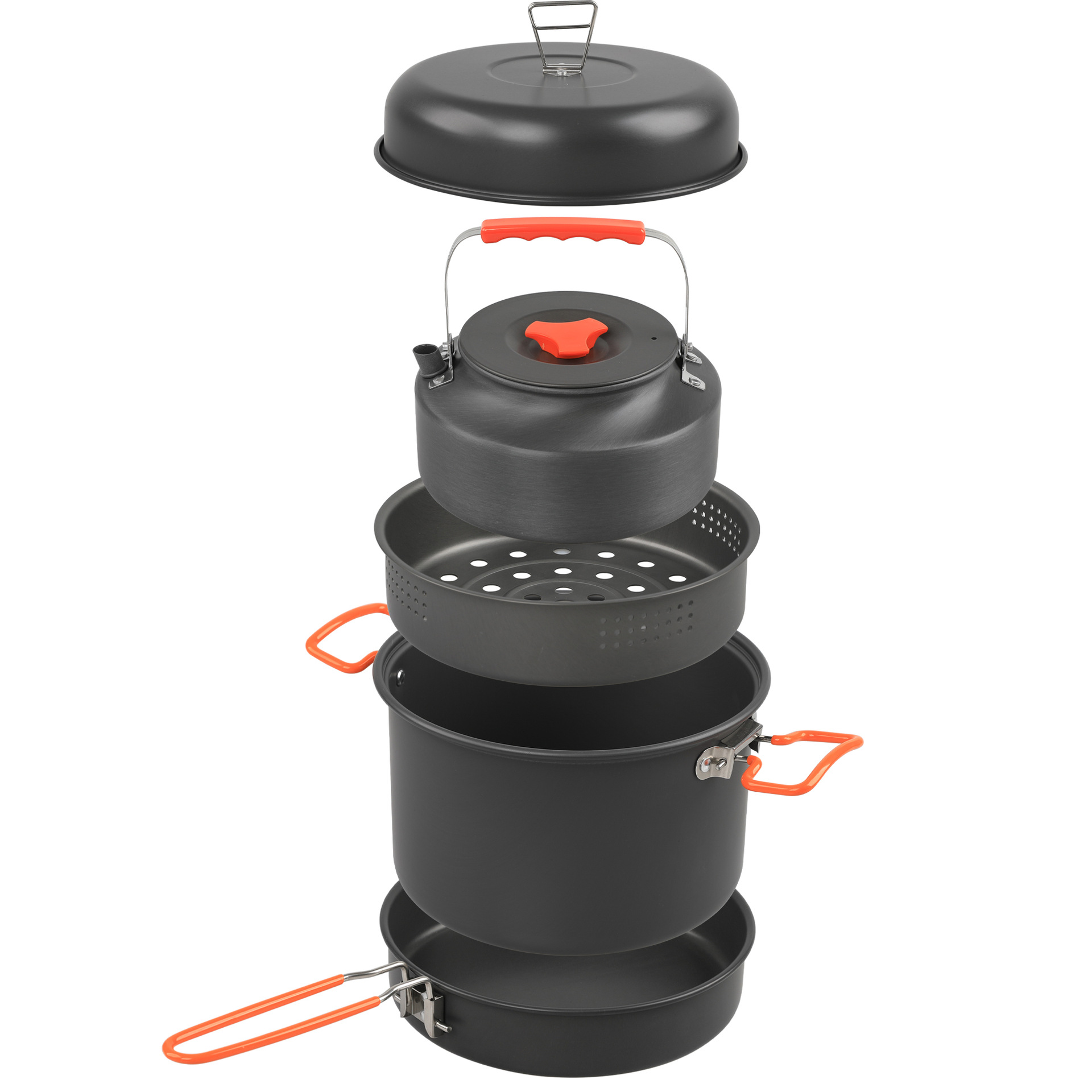 Camping Cooking Pan Set - 야외 조리기구 세트, 캠핑 요리 냄비
