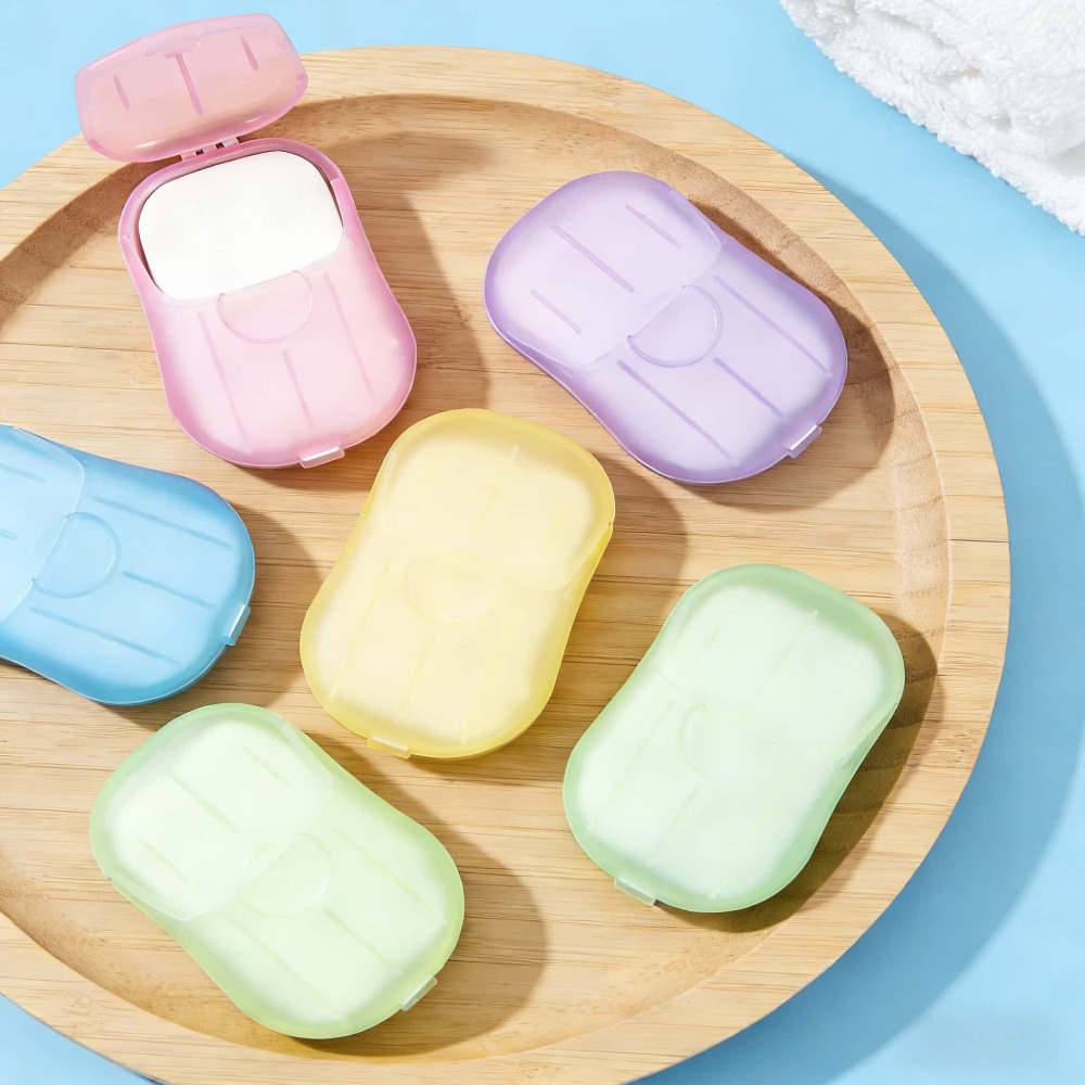 Biodegradable Soap Camp - 휴대용 생분해성 일회용 종이 비누 시트