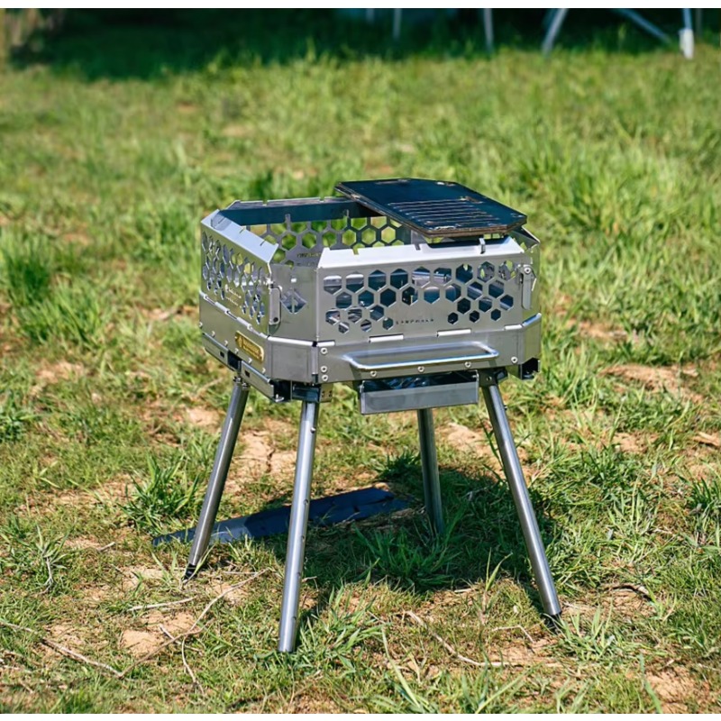 고품질 휴대용 스테인리스 스틸 나무 스토브 화로 야외  - Camping Cooking Equipment Electric 리뷰 및 가격