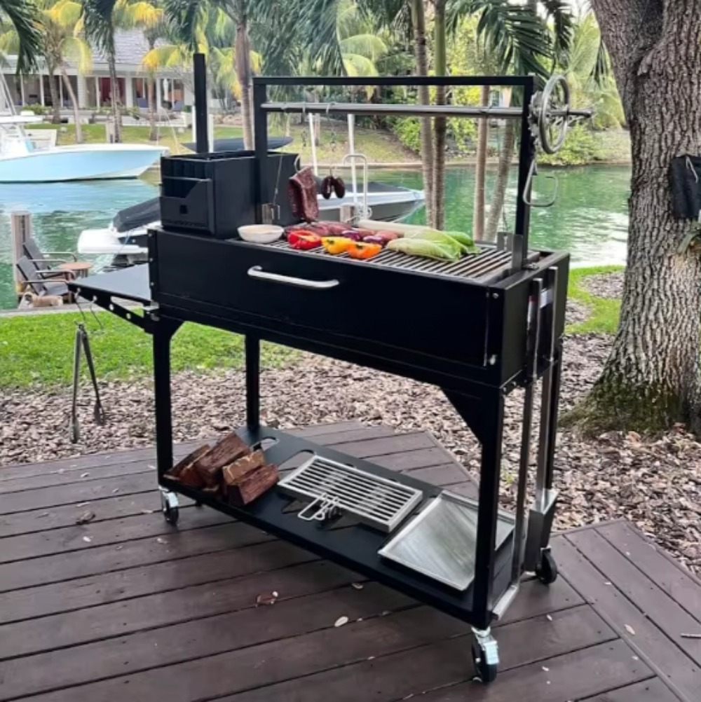 아르헨티나 그릴 높이 조절 가능 산타마리아 스타일 캠핑 - Camping Cooking Equipment Electric 리뷰 및 가격