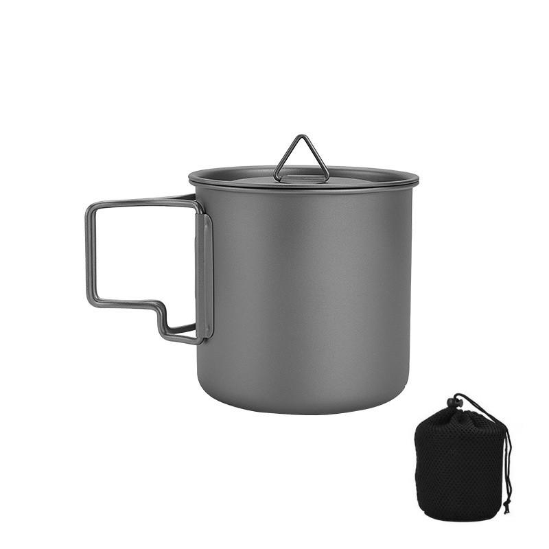 접이식 손잡이가 있는 티타늄 캠핑 머그컵, 가볍고 휴대 - Camping Cooking Mug 리뷰 및 가격
