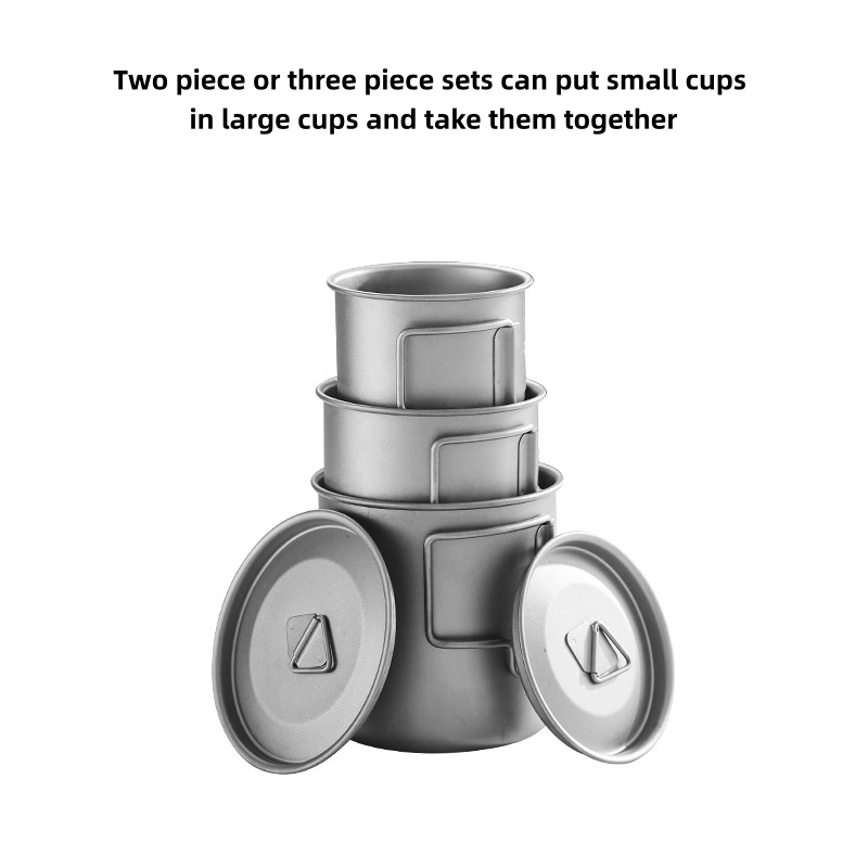 접이식 손잡이가 있는 티타늄 캠핑 머그컵, 가볍고 휴대 - Camping Cooking Mug 리뷰 및 가격