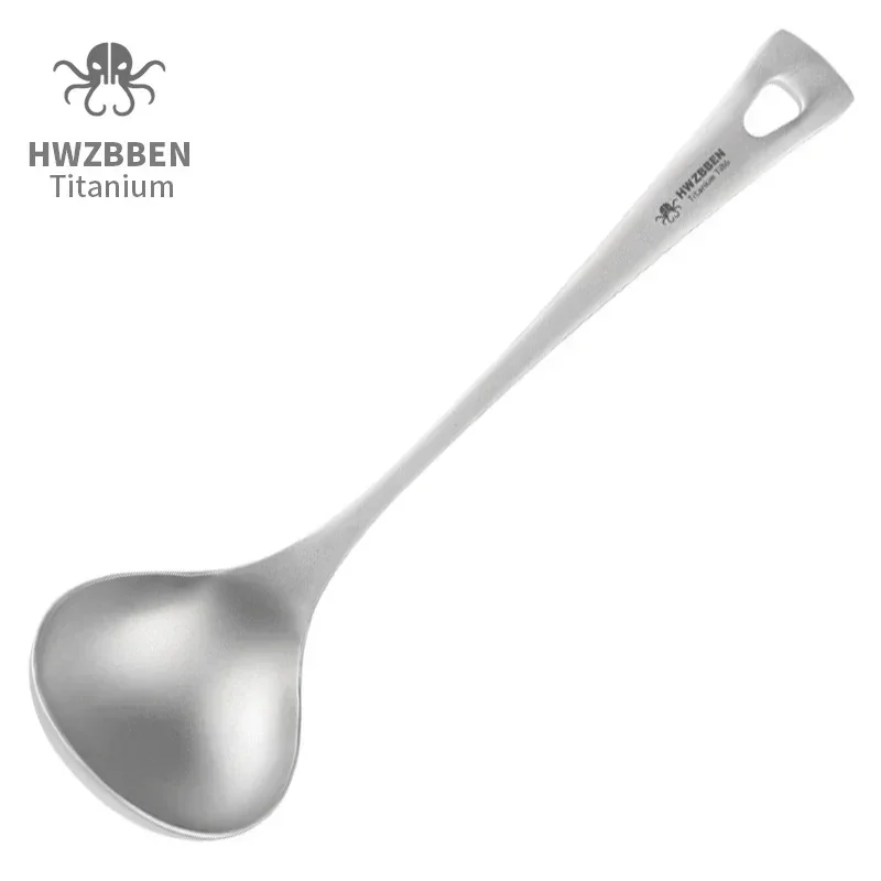 HWZBBEN 야외 티타늄 수프 스푼, 긴 손잡이 캠핑 - Camping Cooking Hardware 리뷰 및 가격