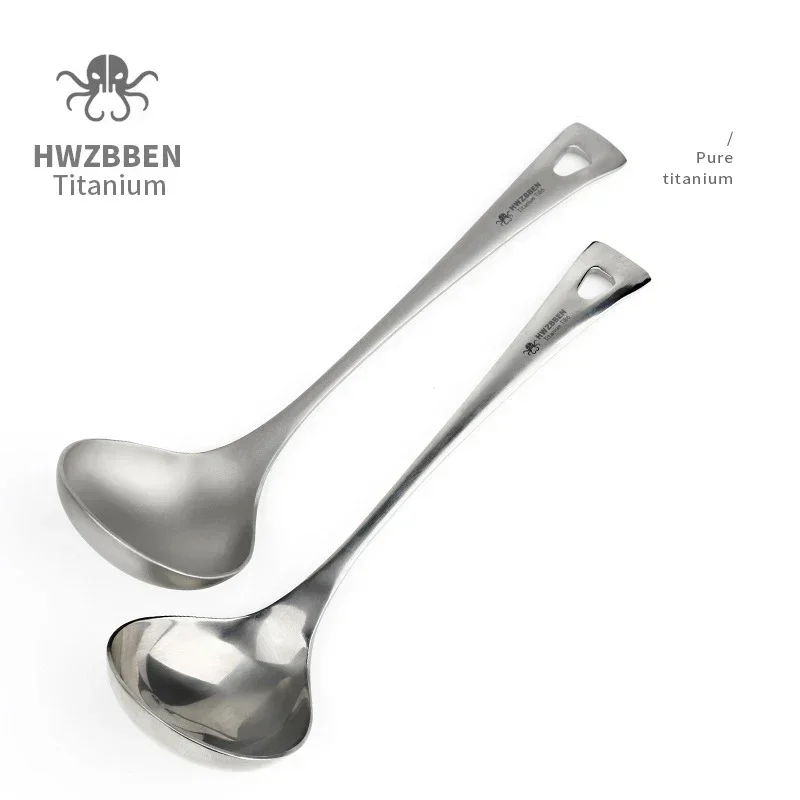 HWZBBEN 야외 티타늄 수프 스푼, 긴 손잡이 캠핑 - Camping Cooking Hardware 리뷰 및 가격