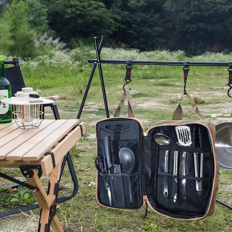 8pcs 캠핑 주방 조리기구 세트 휴대용 가방 야외 여 - Camping Cooking Full Set 리뷰 및 가격