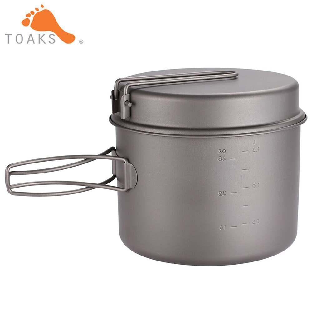 TOAKS 초경량 티타늄 냄비 프라이팬 조리기구 세트, - Camping Cooking Pan Set 리뷰 및 가격