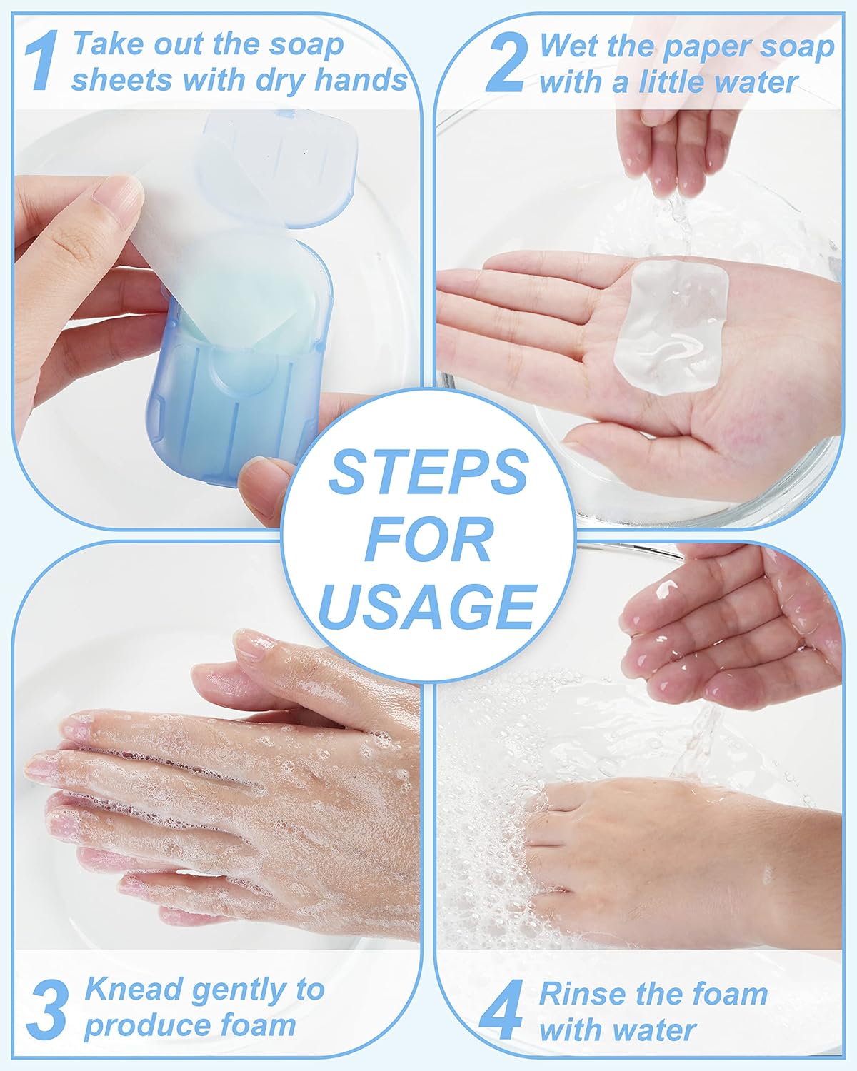 5/10/20개입 향기로운 핸드솝 시트 – 여행, 캠핑 - Biodegradable Soap Camp 리뷰 및 가격