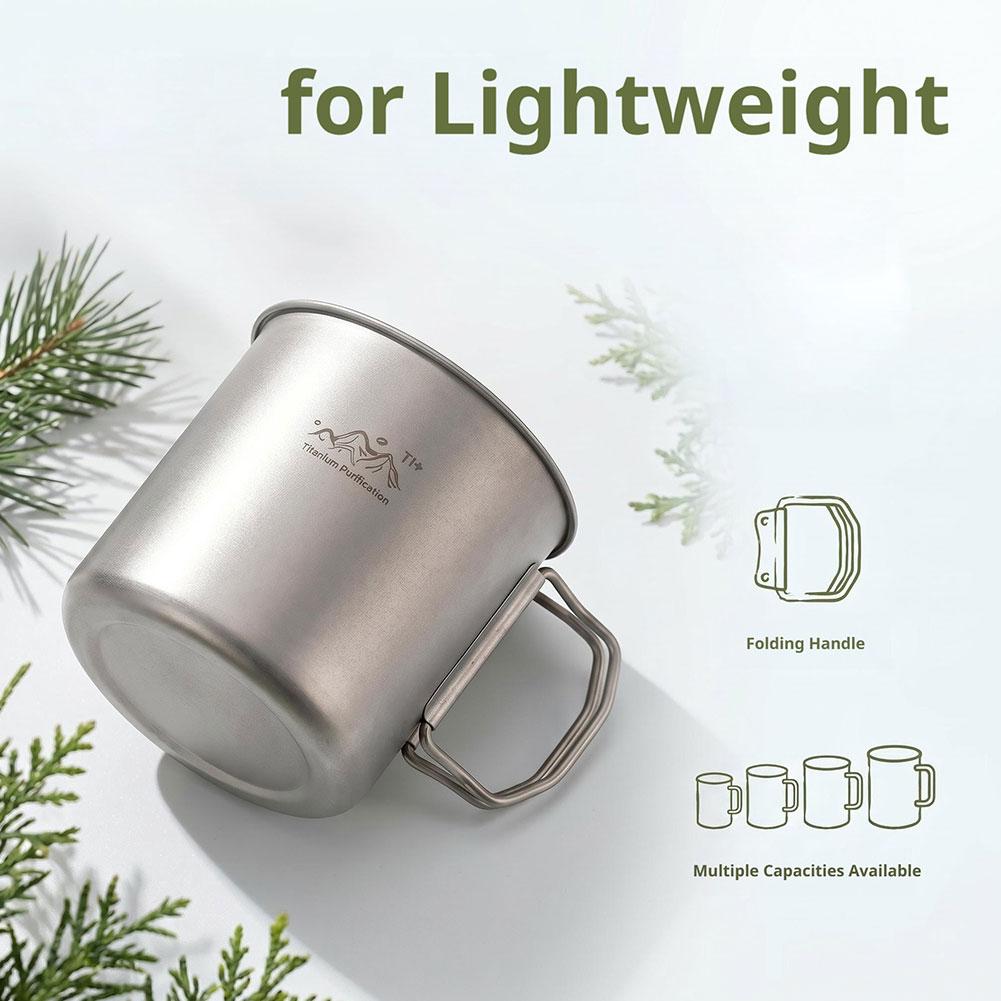 야외 하이킹을위한 스테인레스 스틸 캠핑 컵 초경량 여행 - Camping Cooking Mug 리뷰 및 가격