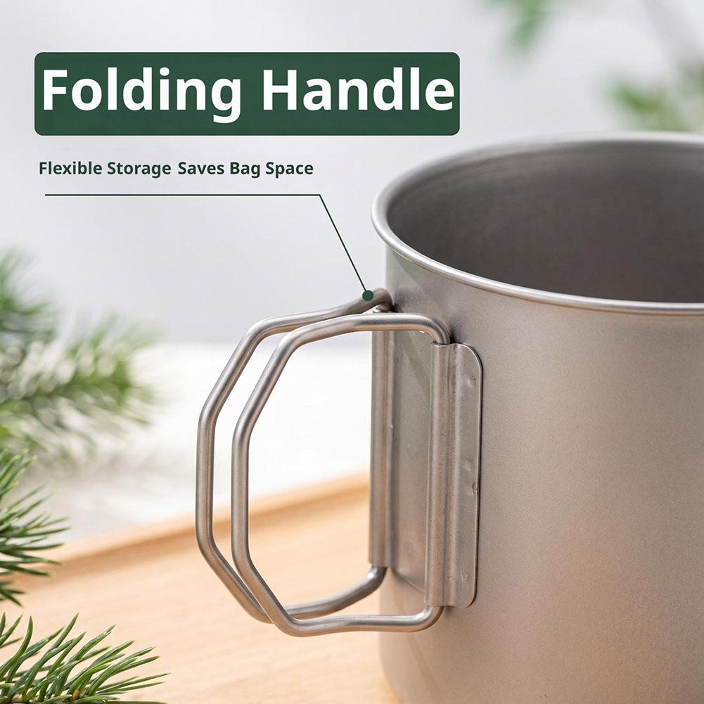 야외 하이킹을위한 스테인레스 스틸 캠핑 컵 초경량 여행 - Camping Cooking Mug 리뷰 및 가격