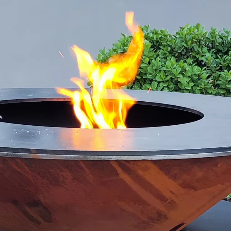 대형 코르텐강 화덕 야외 장작 화로 바베큐 그릴 (정원 - Camping Cooking Fire Pit 리뷰 및 가격