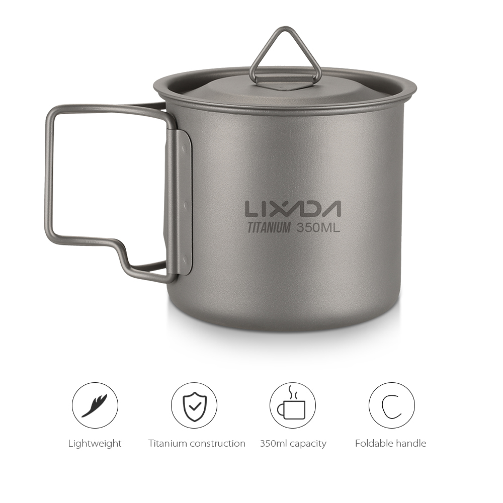 초경량 티타늄 컵 휴대용 캠핑 피크닉 물컵 접이식 손잡 - Camping Cooking Mug 리뷰 및 가격