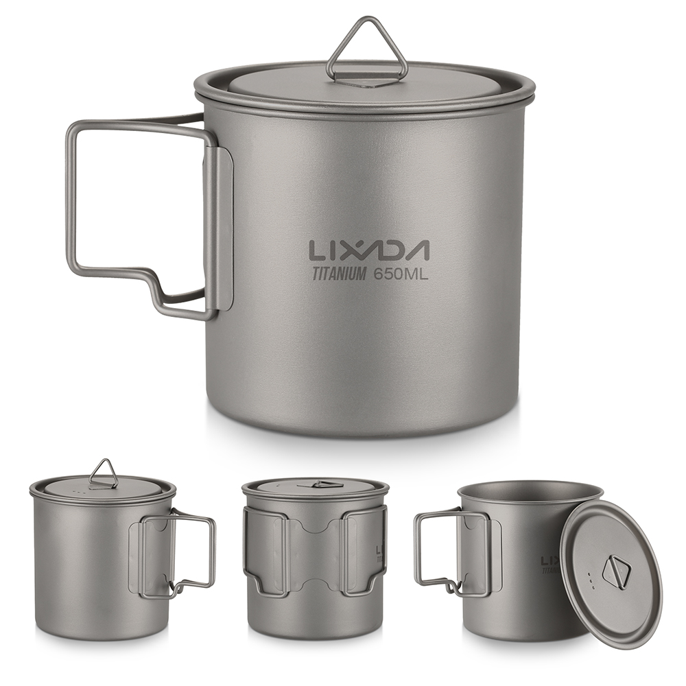 초경량 티타늄 컵 휴대용 캠핑 피크닉 물컵 접이식 손잡 - Camping Cooking Mug 리뷰 및 가격