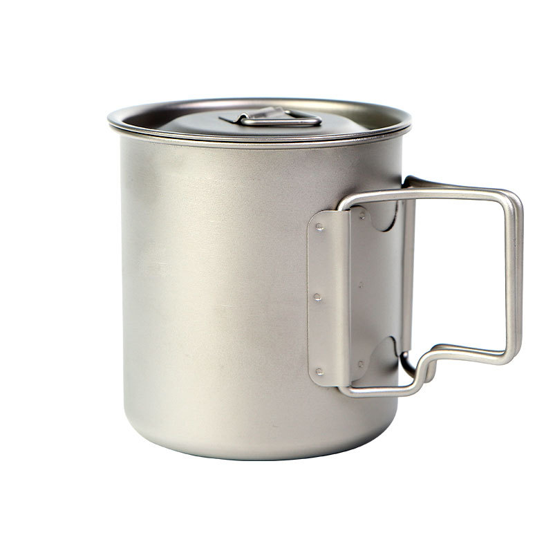 캠핑용 티타늄 컵, 요리 냄비, 초경량 접이식 손잡이, - Camping Cooking Mug 리뷰 및 가격