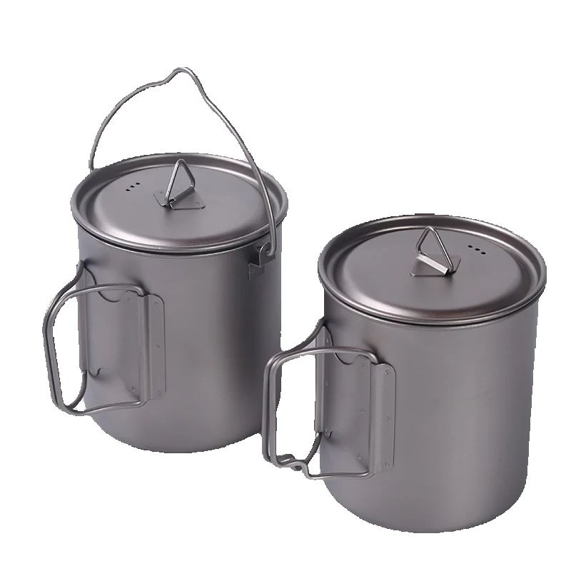 캠핑용 티타늄 컵, 요리 냄비, 초경량 접이식 손잡이, - Camping Cooking Mug 리뷰 및 가격