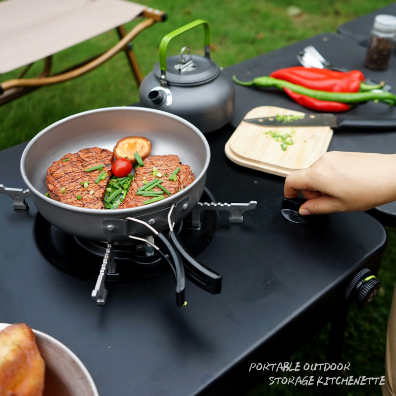 휴대용 이동식 캠핑 키친 테이블, 접이식 야외 조리대  - Camping Cooking Table 리뷰 및 가격