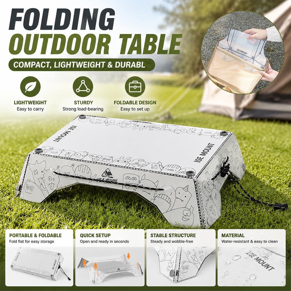 휴대용 다기능 접이식 캠핑 테이블 PP 경량 피크닉 책 - Camping Cooking Table 리뷰 및 가격