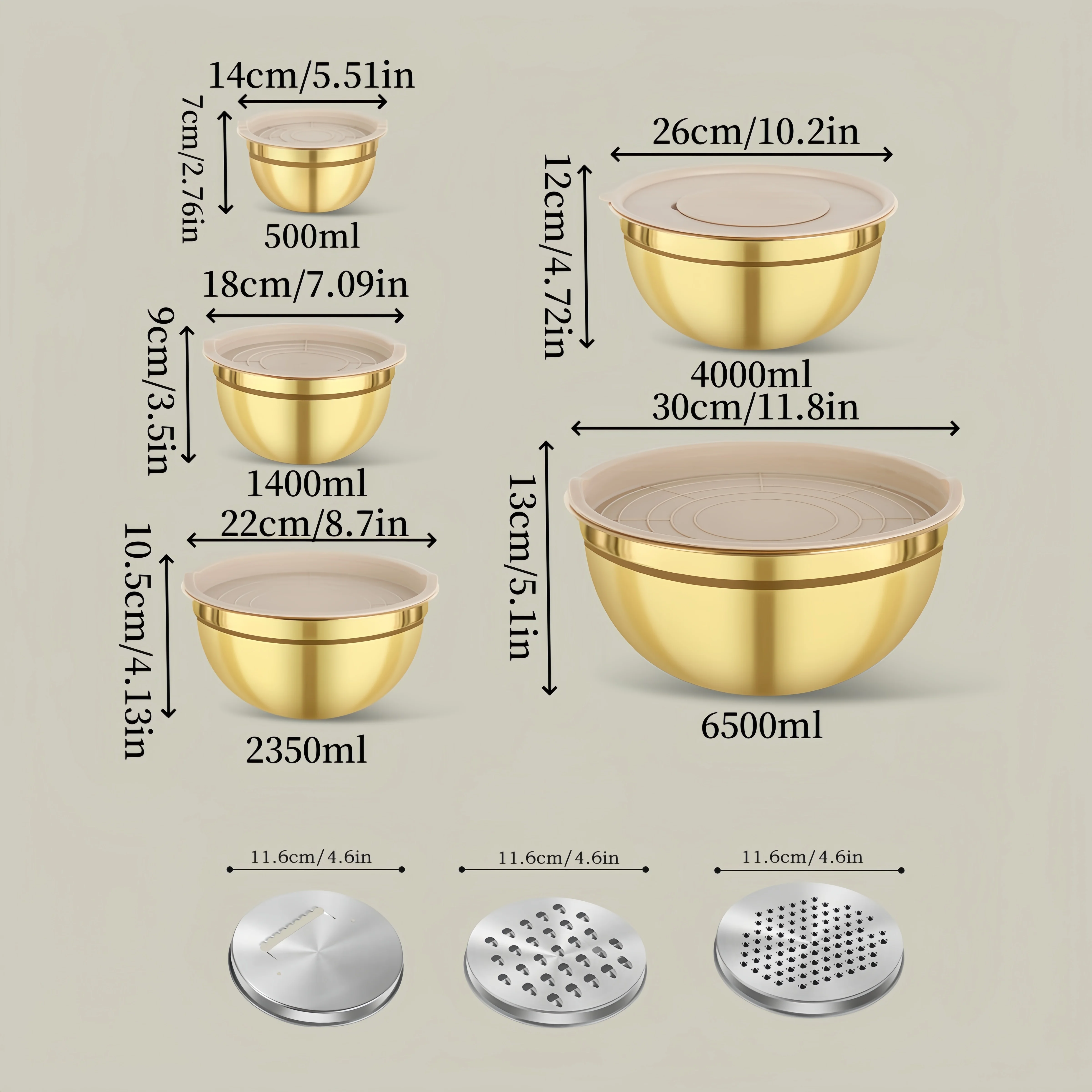 뚜껑과 샤프너가 포함된 10피스 골드 스테인리스 스틸  - Camping Cooking Pan Set 리뷰 및 가격
