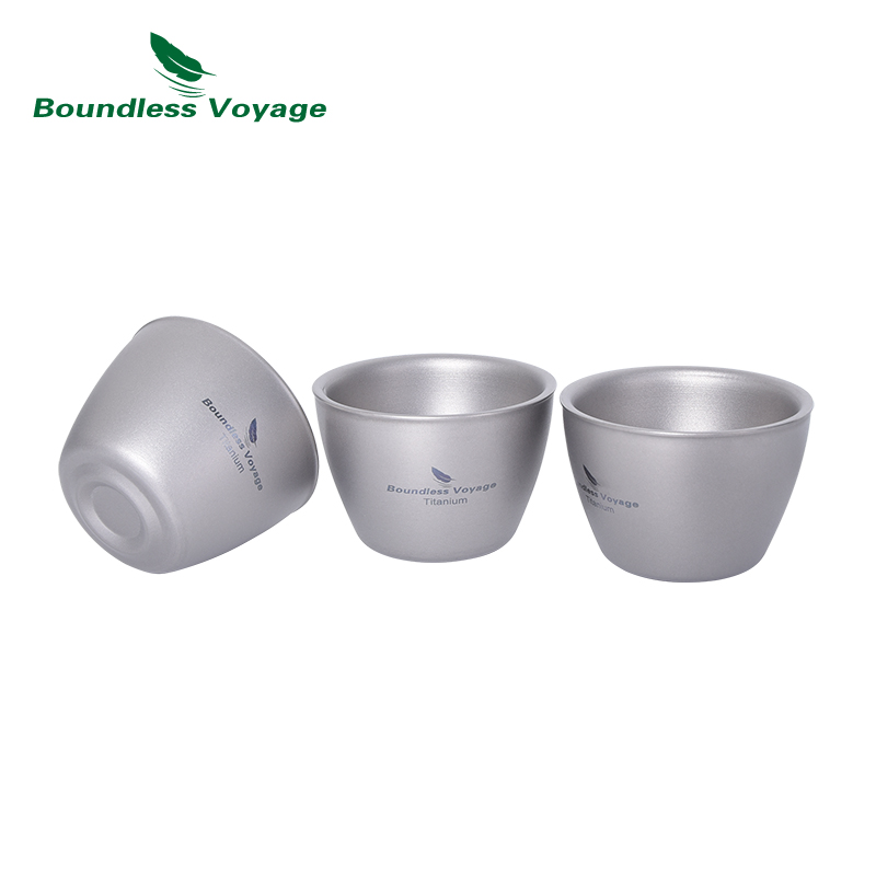 바운드리스 보야지 40ml 티타늄 티컵 미니 이중벽 사 - Camping Cooking Mug 리뷰 및 가격