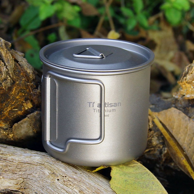 Tiartisan 초경량 순수 티타늄 캠핑 머그컵(뚜껑 - Camping Cooking Mug 리뷰 및 가격