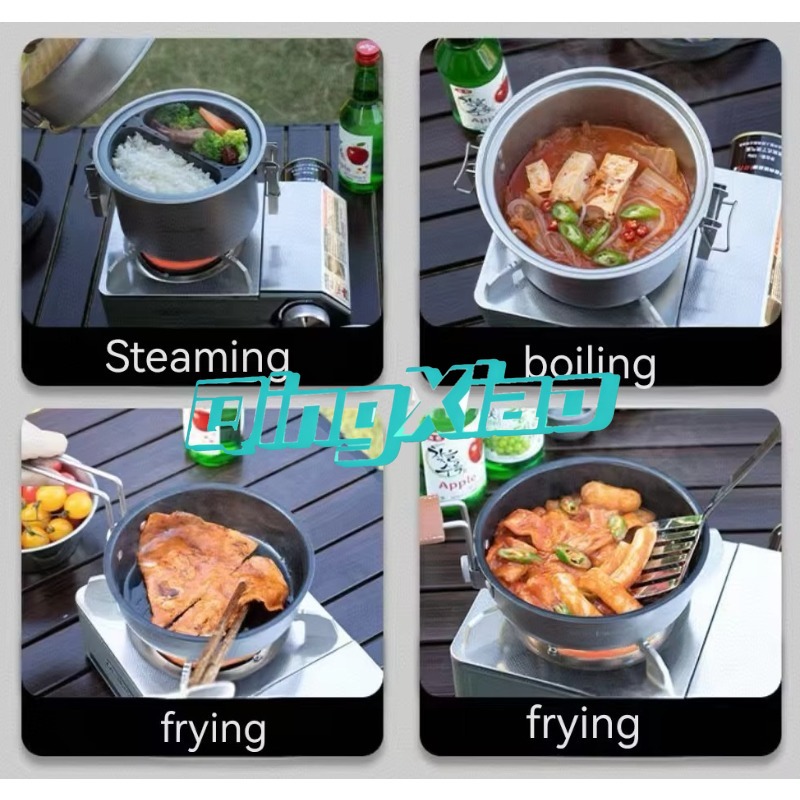 야외용 304 스테인리스 스틸 다기능 캠핑 조리기구,  - Camping With Cooking 리뷰 및 가격