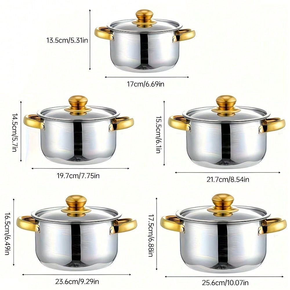 스테인리스 스틸 냄비 세트 모던 럭셔리 조리기구 스톡팟 - Camping Cooking Pan Set 리뷰 및 가격