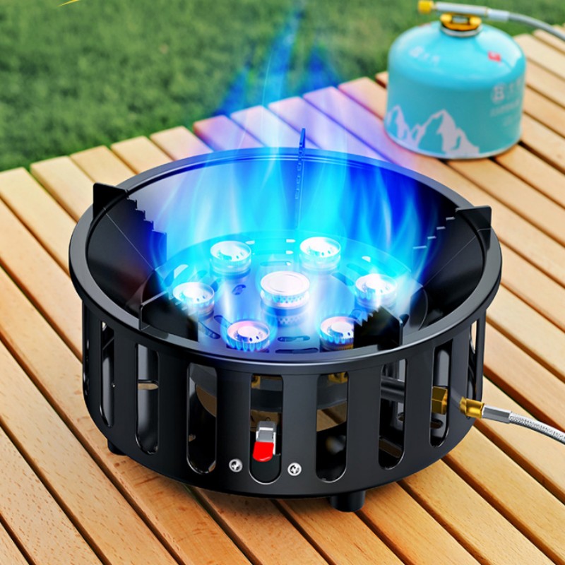 고출력 7코어 21000W 휴대용 캠핑 스토브, 강풍  - Camping Cooking Gazebo 리뷰 및 가격