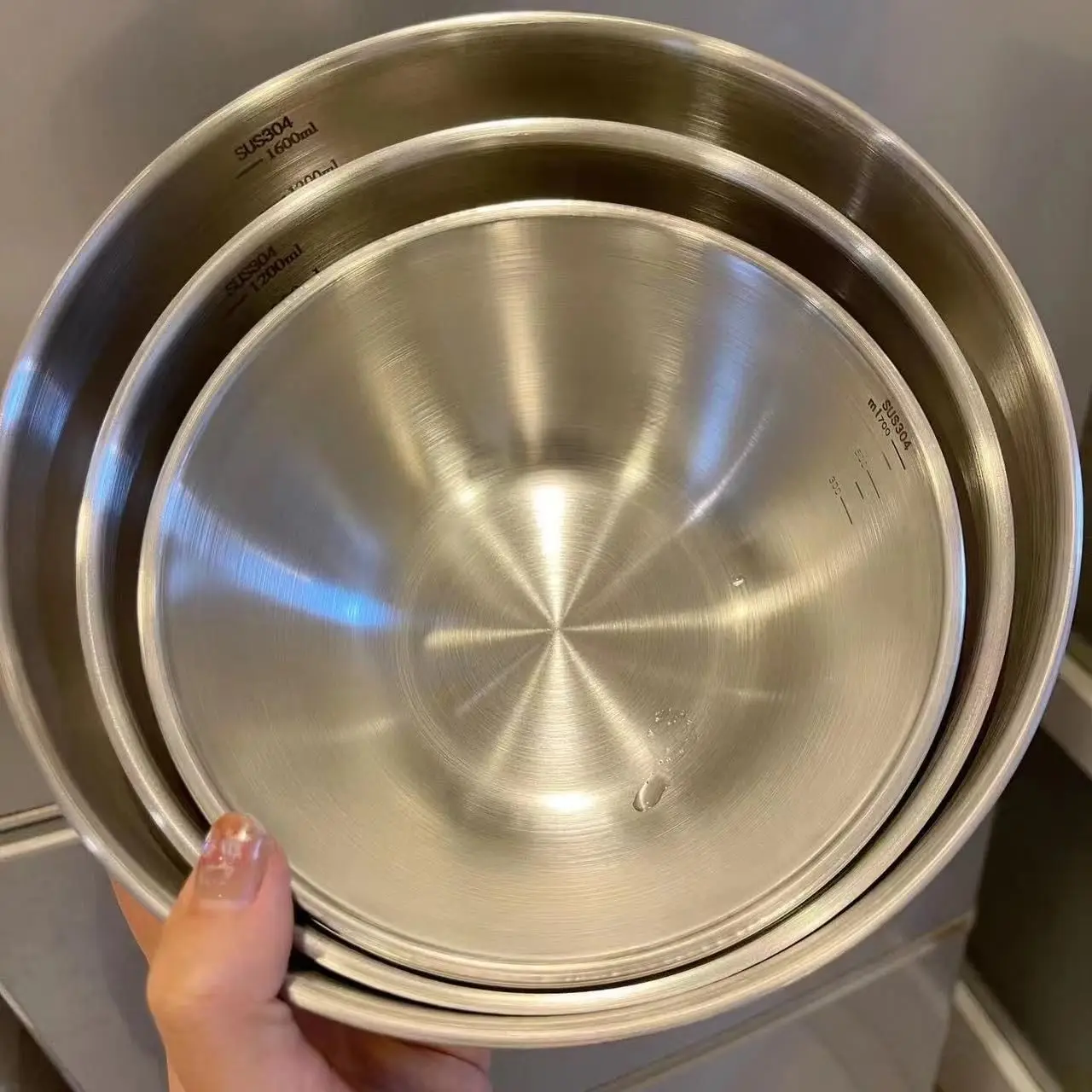 1-3 스테인리스 스틸 볼 세트(저울 포함) - 요리, - Camping Cooking Pan Set 리뷰 및 가격