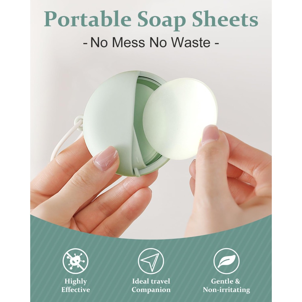 50 시트 캠핑 필수품을위한 핸드 비누 시트 여행 야외 - Biodegradable Soap Camp 리뷰 및 가격