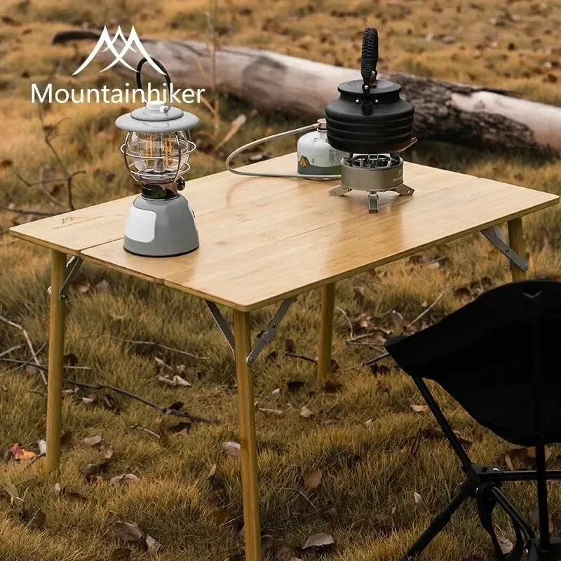 MOUNTAINHIKER 2/3 대나무 접이식 테이블  - Camping Cooking Table 리뷰 및 가격
