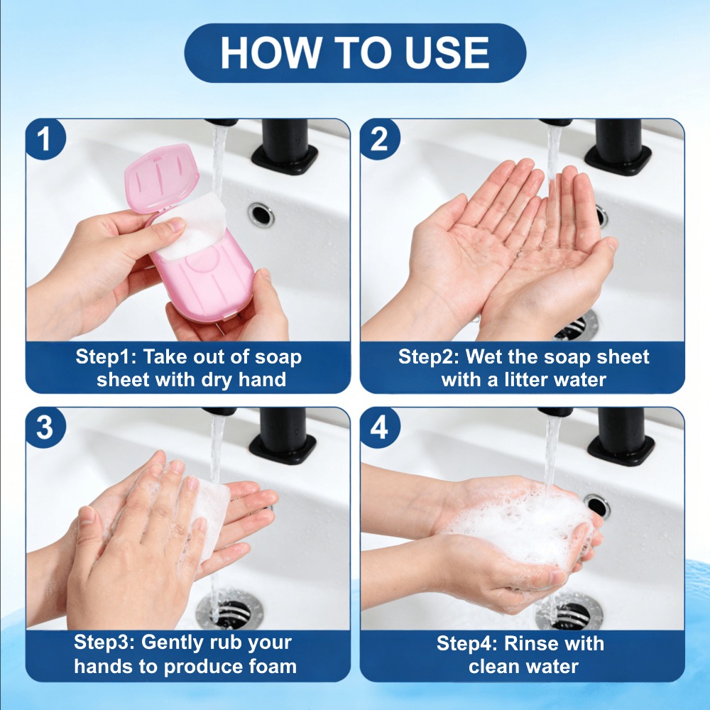 휴대용 생분해성 일회용 종이 비누 시트 (여행 캠핑용  - Biodegradable Soap Camp 리뷰 및 가격